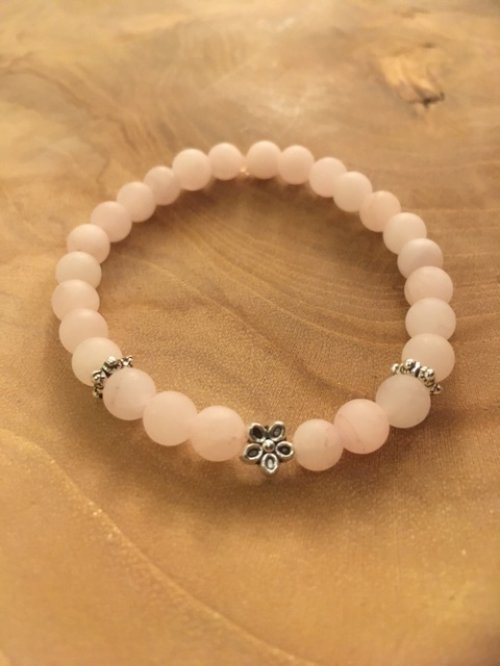 ROSIE armbandje met Rozenkwarts kids